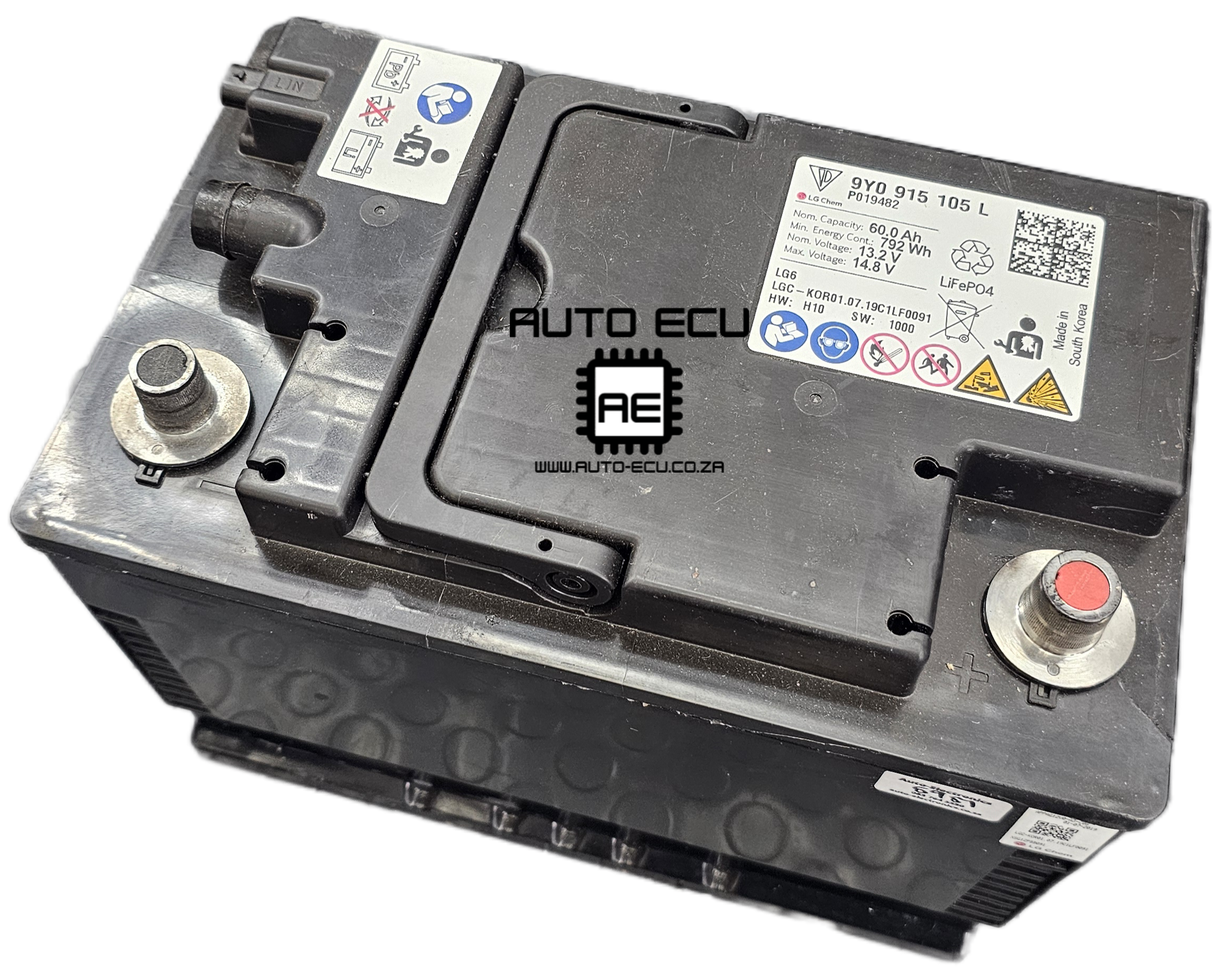Genuine Porsche 13.2V 60Ah LiFePO4 Lithium Battery (LG Chem)