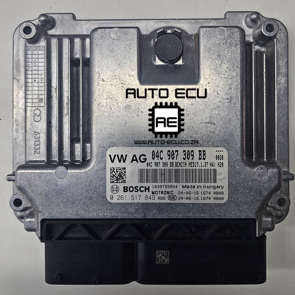 VW Polo 1.0 TSI DXU Auto 2024  Engine Control Unit (ECU) 04C 907 309 BB 0 261 S17 849 Bosch MED17.1.27