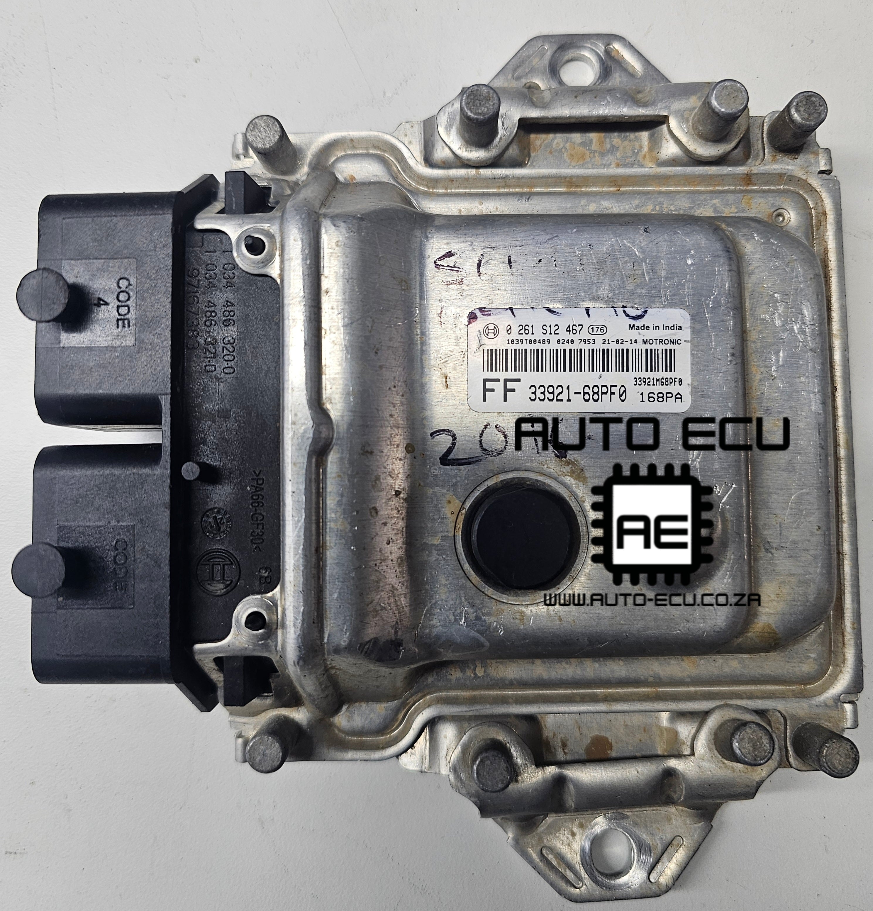 Suzuki Baleno 1.4 Auto 2018 | Engine Control Unit (ECU) | 33921-68PF0 | 0261S12467 | Bosch ME17.9.64