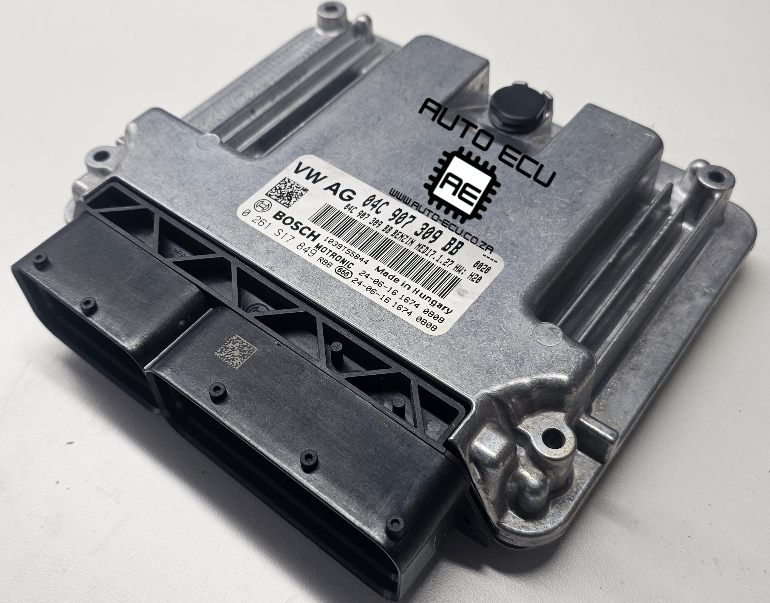 VW Polo 1.0 TSI DXU Auto 2024  Engine Control Unit (ECU) 04C 907 309 BB 0 261 S17 849 Bosch MED17.1.27