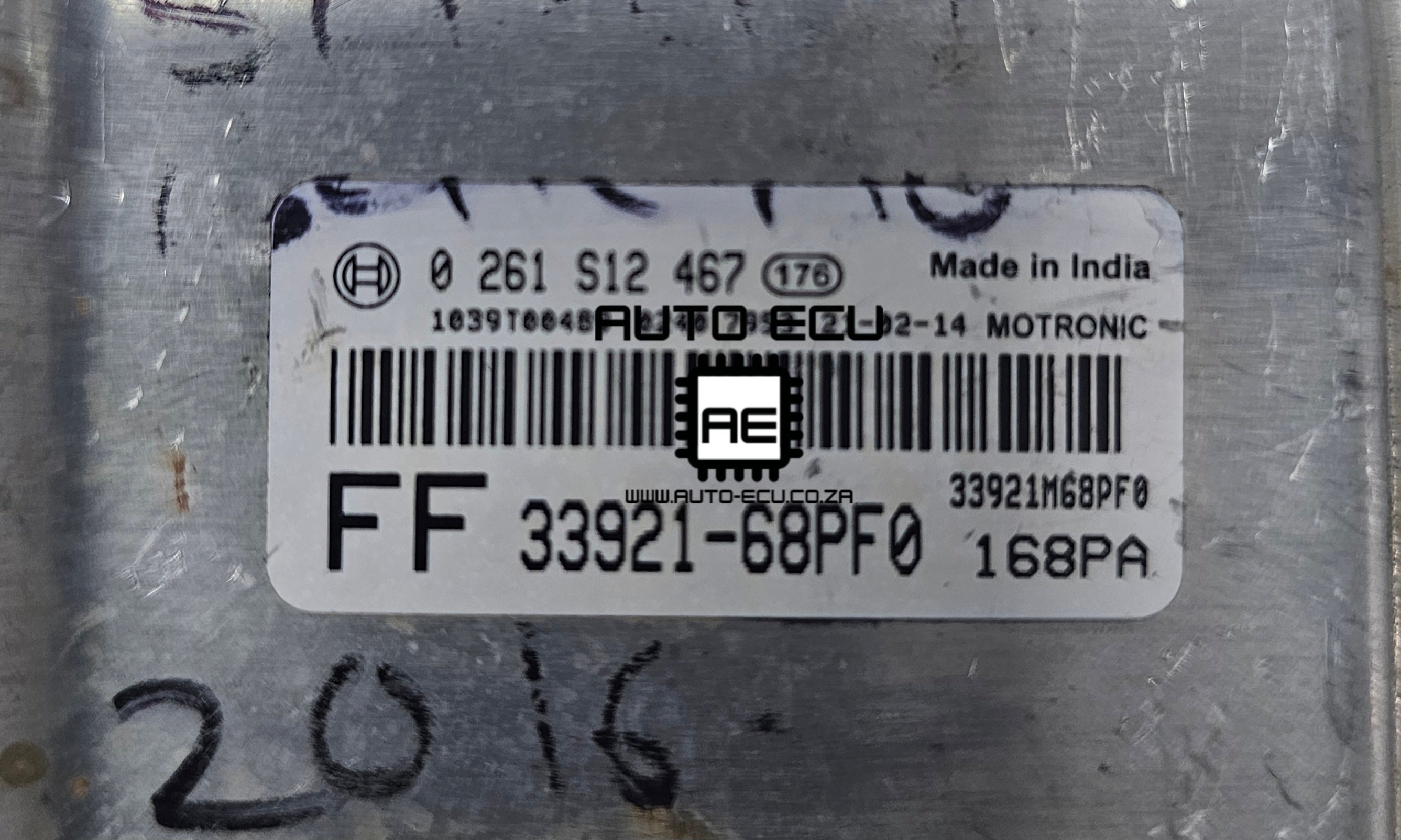 Suzuki Baleno 1.4 Auto 2018 | Engine Control Unit (ECU) | 33921-68PF0 | 0261S12467 | Bosch ME17.9.64